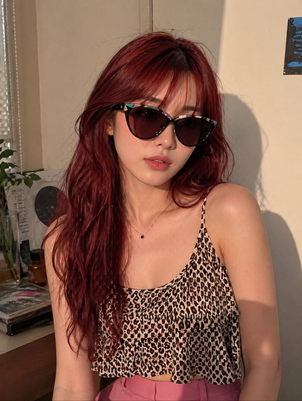 Stylish Black and Multicolor Sunglasses